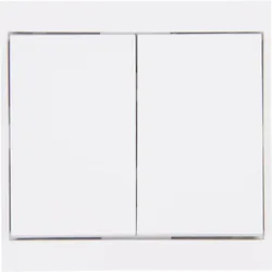 Kopp 620513083 MALTA - Serienschalter, Farbe: arktisweiß