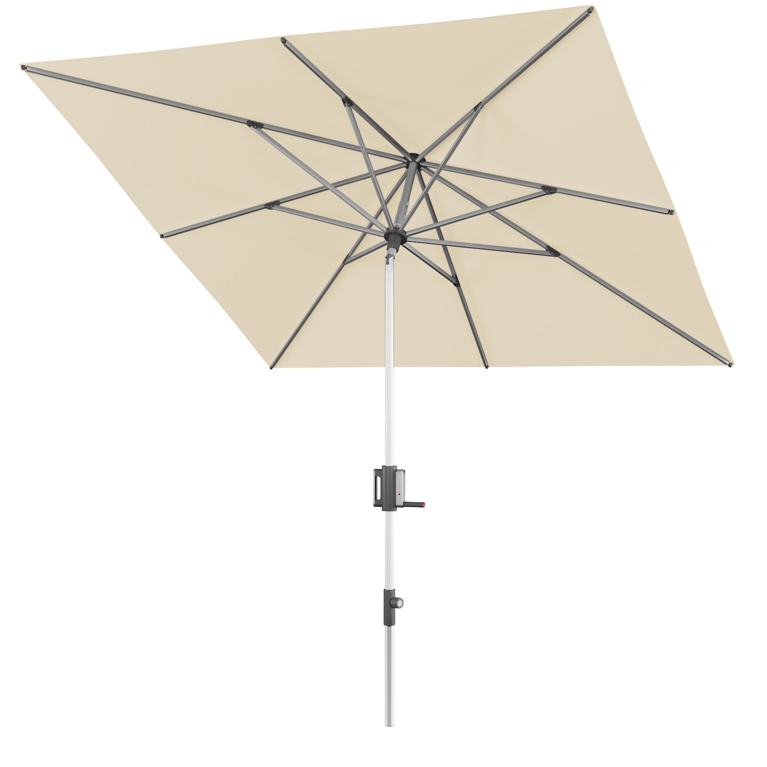 KNIRPS APOLL 300 x 200 cm rechteckig Balkonschirm 7 Farbvarianten Sonnenschirm 900 Natur