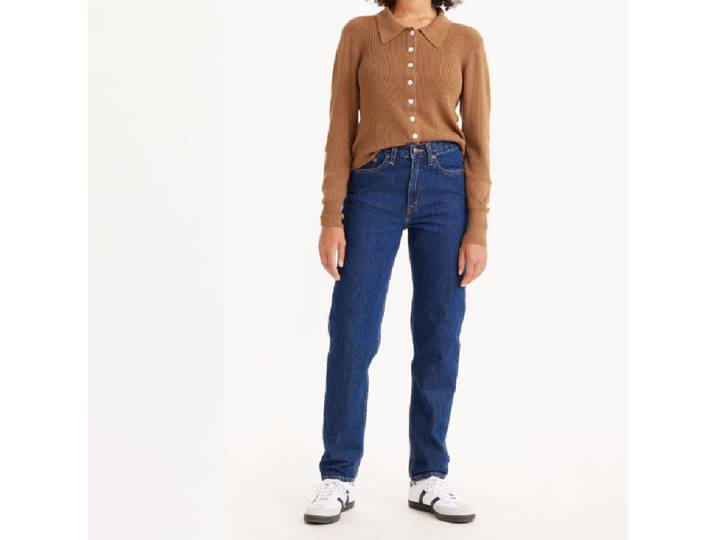 Levi's Jeans mom 80s Délavage foncé Femme