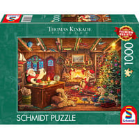 Thomas Kinkade Studios: Santa prüft die Wunschliste, Puzzle 1000 Teile