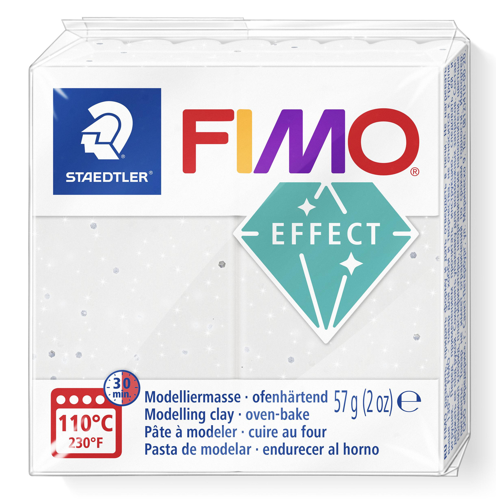 Staedtler Fimo Modelleerpasta Wit Graniet Effect
