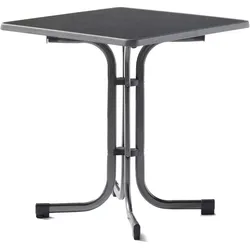 SIEGER  231/ Boulevard-Klapptisch, 70x70 cm, eisengrau/anthrazit