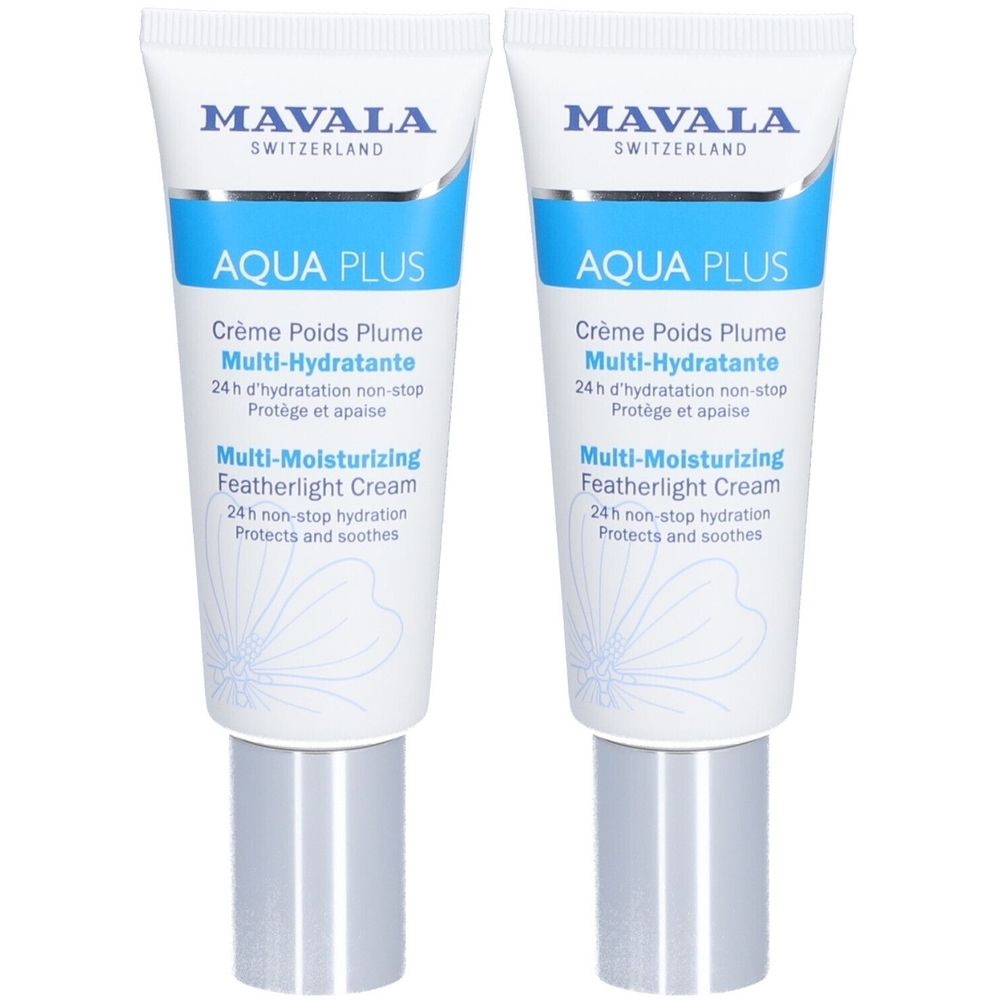 Mavala Aqua+ CR Poid Plum Hyd45Ml x2 2x45 ml Hautcreme