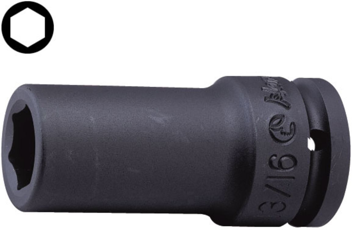 Schlagbuchse 3/4 zoll 6-Eckig HANS 86300M/24