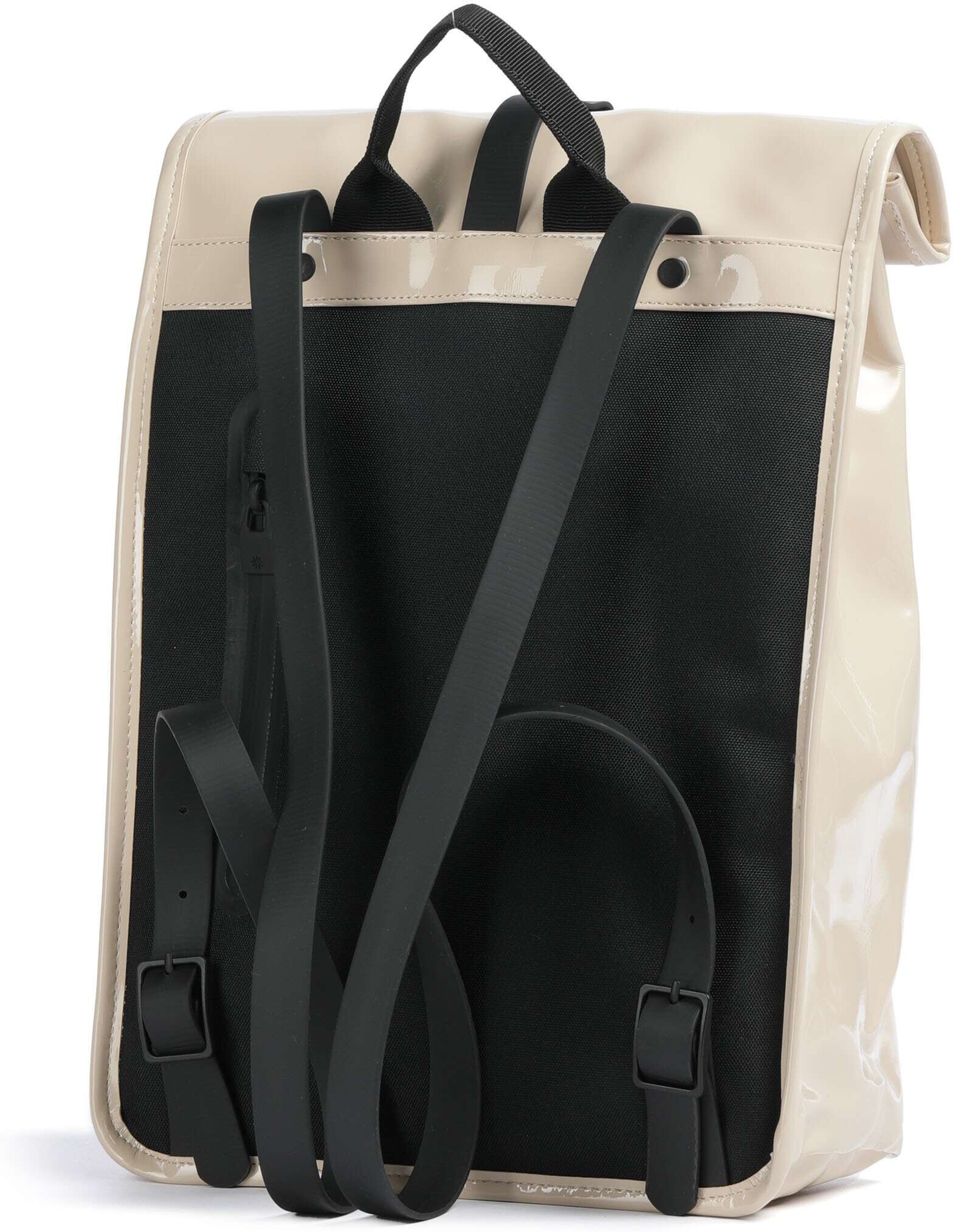 Rains Mini Rolltop Rucksack, beige