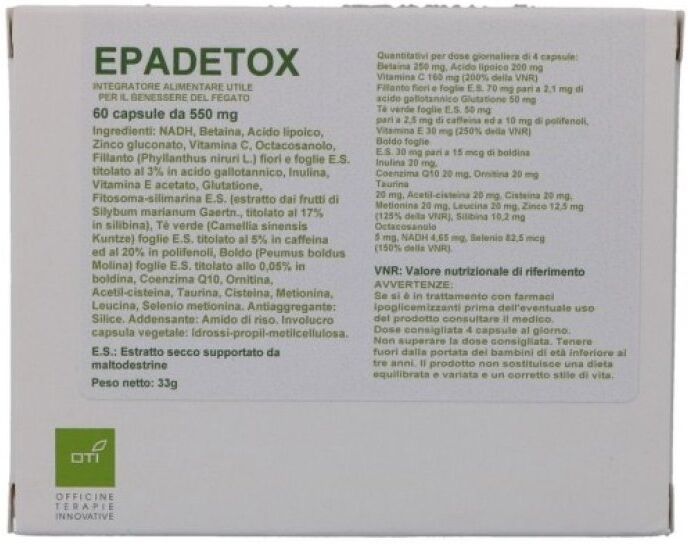 OTI Srl EPADETOX 60 Cps*OTI