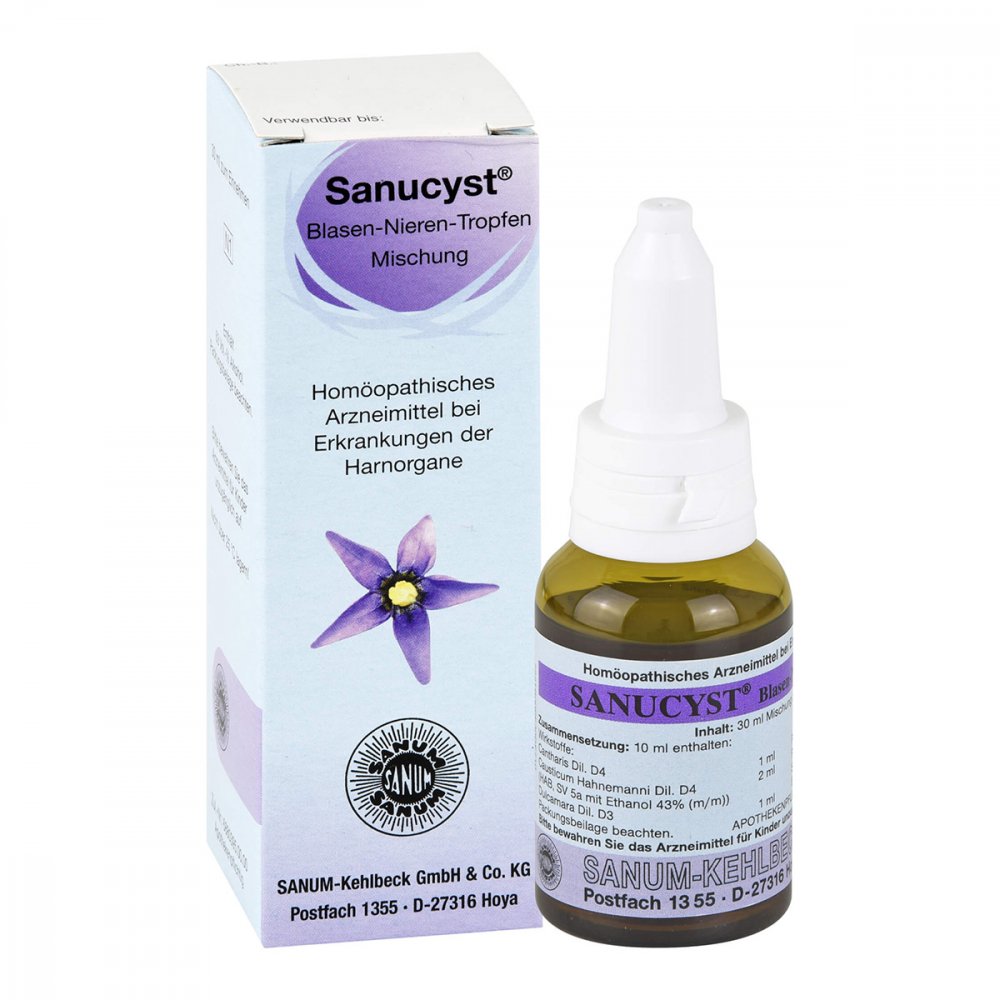 SANUM-KEHLBECK GmbH & Co. KG Sanucyst Blasen-nieren-tropfen 10066069