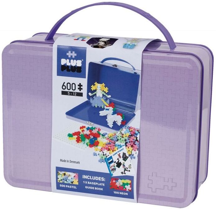 Valisette métal Pastel & Néon 600 Pcs - Plus Plus
