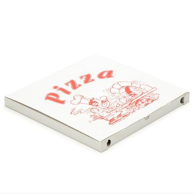 KK Verpackungen 200 Pizzakartons 400 x 400 x 30 mm Pizzaschachteln Motiv Verpackungen weiß