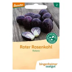 Bingenheimer Saatgut Roter Rosenkohl Rokero demeter