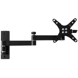 Techly Tiltable Wall Bracket (Wand, 15 kg, 13" - 30"), TV Wandhalterung, Schwarz
