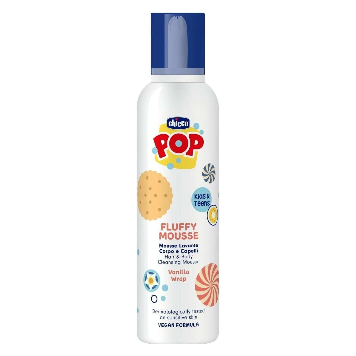 Chicco Fluffy Mousse Haar und Körper Vanille 200 ml (00012369000000)
