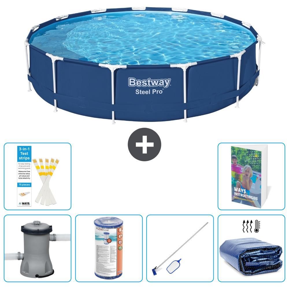 Bestway Steel Pro Rund - 396x84 cm - 5-teilig S194