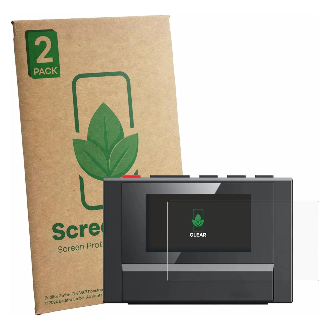 ScreenLeaf Schutzfolie für FiiO SnowSky Echo Mini Displayschutz Display Schutz Folie Klar Transparent (6164207)