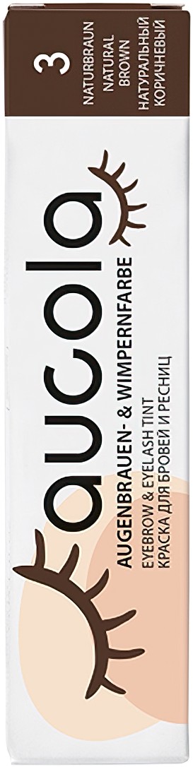 Aucola Augenbrauen - & Wimpernfarbe 3 Naturbraun 15 ml 2770004