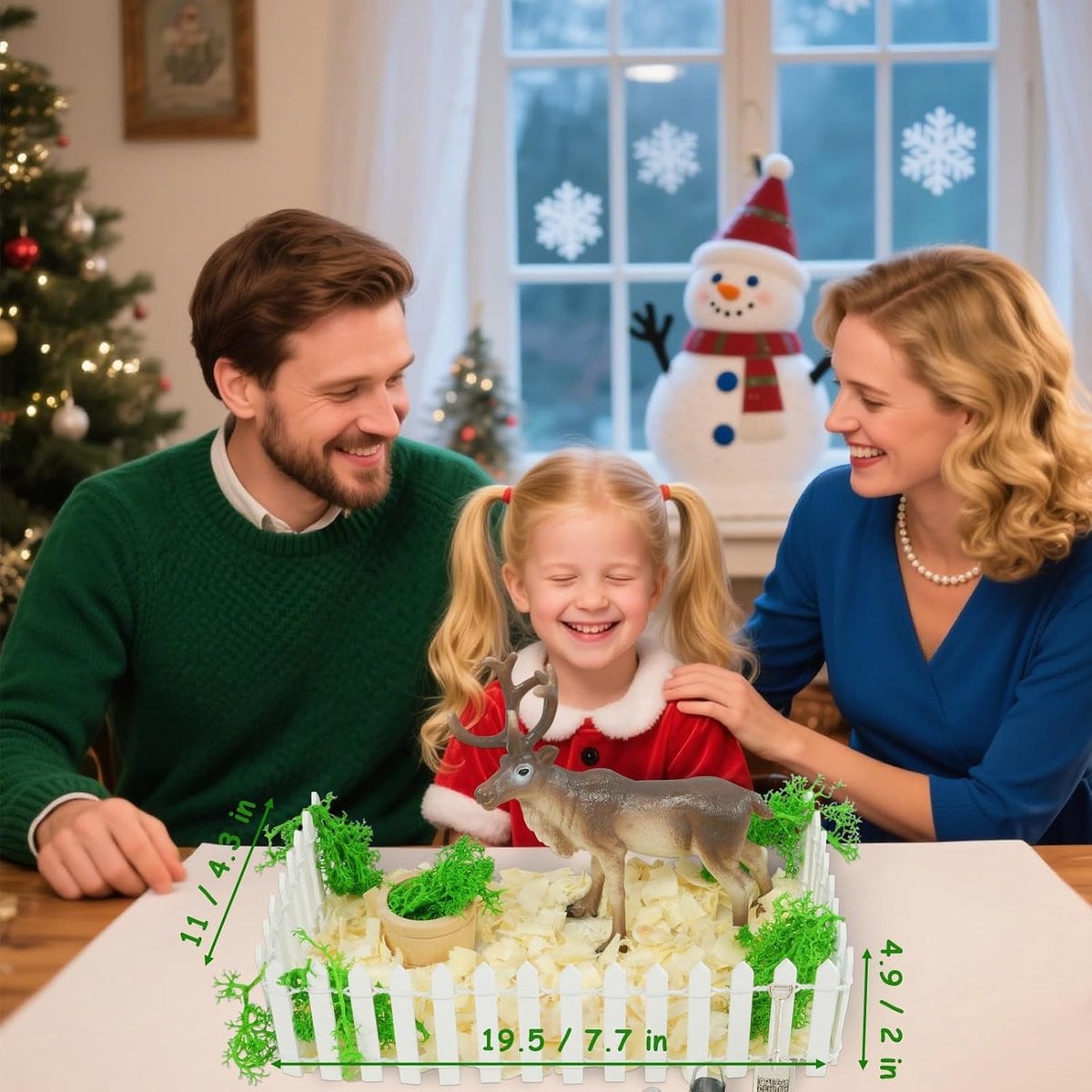 Rendier figuur voor kerstdecoratie