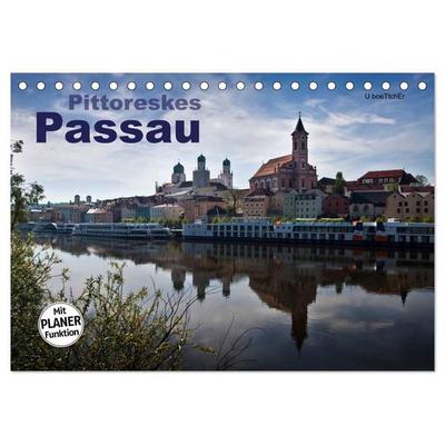 Pittoreskes Passau (Tischkalender 2027 DIN A5 quer), CALVENDO Monatskalender