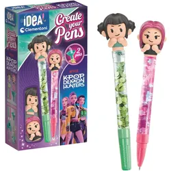 Idea Art Mini-Stiftefabrik K-Pop Demon Hunters Mira und Zoey Clementoni 18478