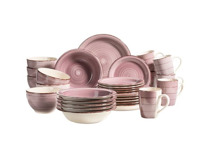 MÄSER Geschirr-Set Berry berry Porzellan 30 Stk - Material: Steingut