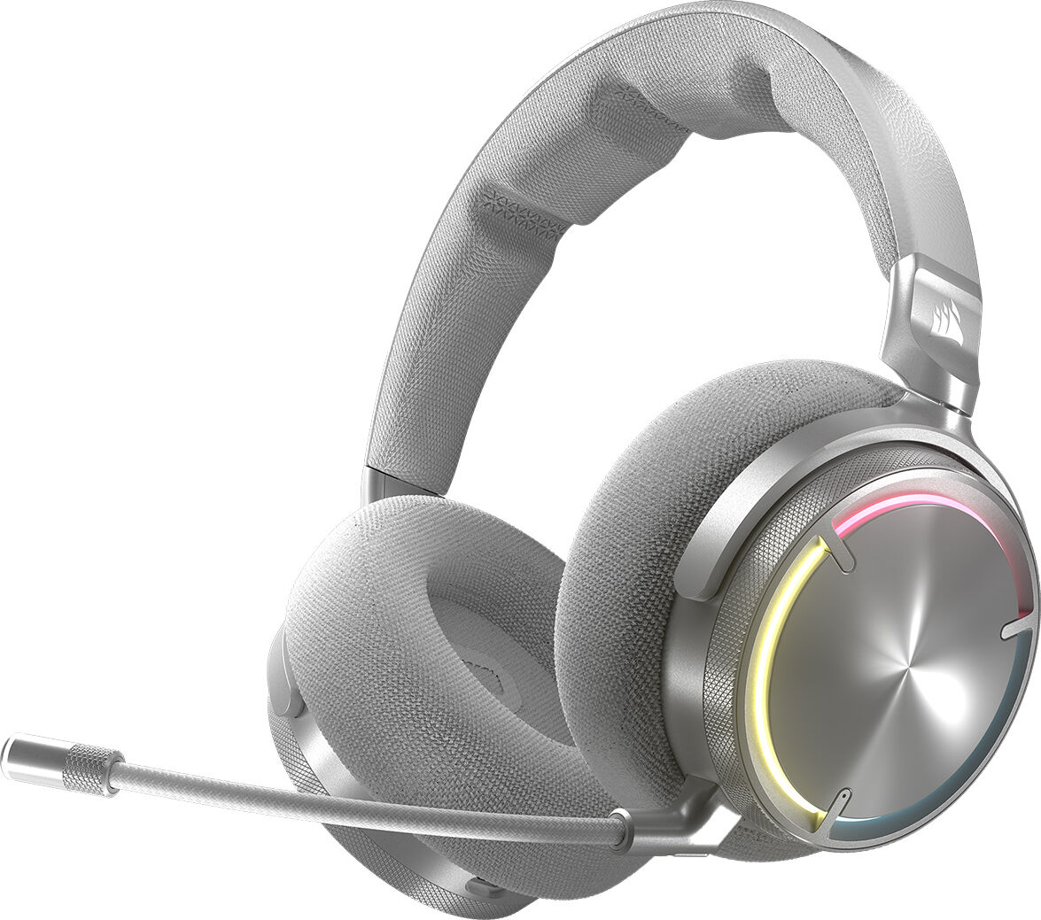 Corsair Virtuoso Max Trådlöst Gaming Headset - Silver (Pc/ps5)