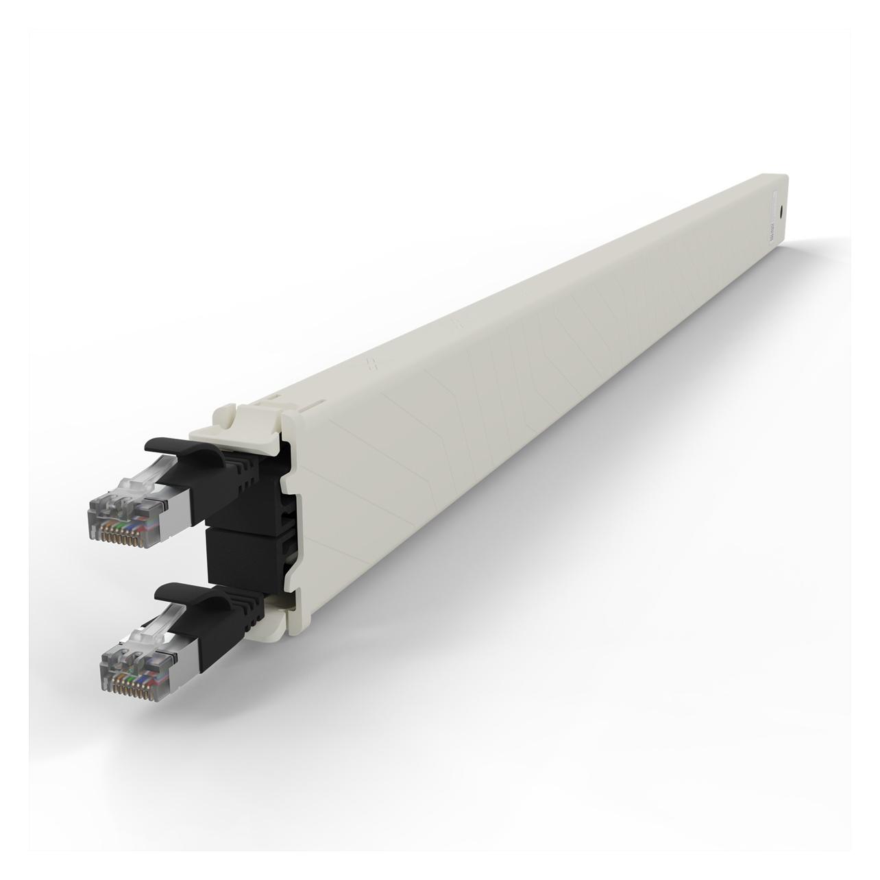 Patchbox one / Cassette / 30RU / Cat 6A, STP, 1.8 m, Schwarz (U/FTP, CAT6a, 1.80 m) (CONE30STPBK)