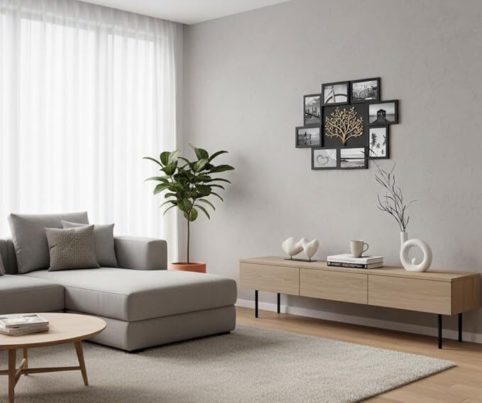 Fairmont Park Collage Picture Frame - Frames Included: 1 Black/Bronze