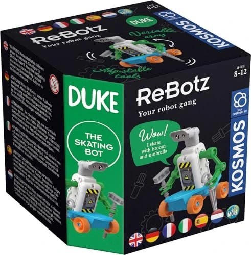 Miniroboter auf einem Skateboard Duke Rebotz, 3 Stk