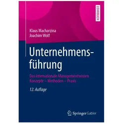 Unternehmensführung, Fachbücher von Joachim Wolf, Klaus Macharzina