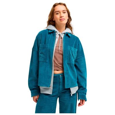 Roxy - Women's Chilled Out Washed Cord - Freizeitjacke Gr L blau