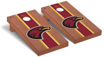 Skip's Garage Louisiana at Monroe ULM Warhawks Rosewood Cornhole Board Set
