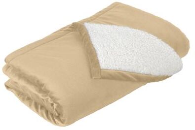 Port Authority BP40 Mountain Lodge Blanket in Soft Camel size OSFA   Polyester