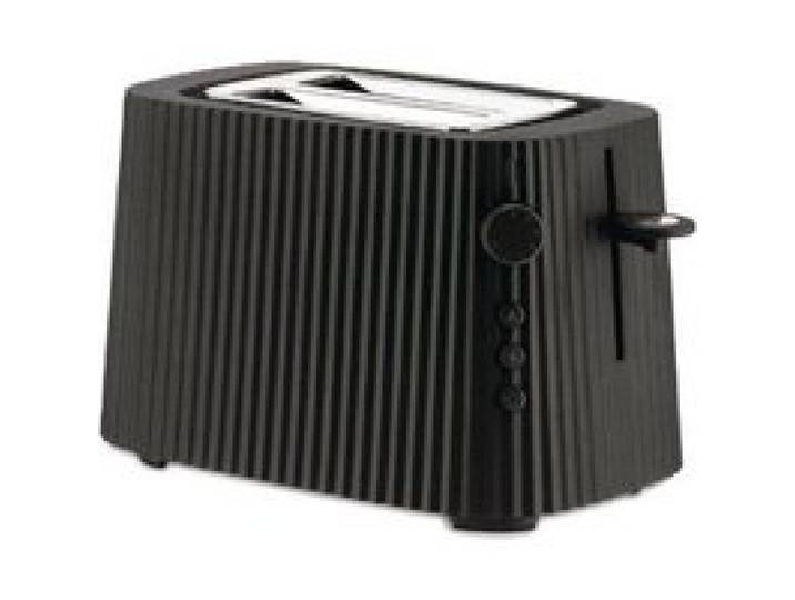 Grille-pain - Alessi - Modèle MDL08 - Noir - 6 niveaux de dorage - Plateau ramasse-miettes amovible