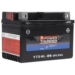Power Thunder PTX4L-BS, Batterien + Akkus