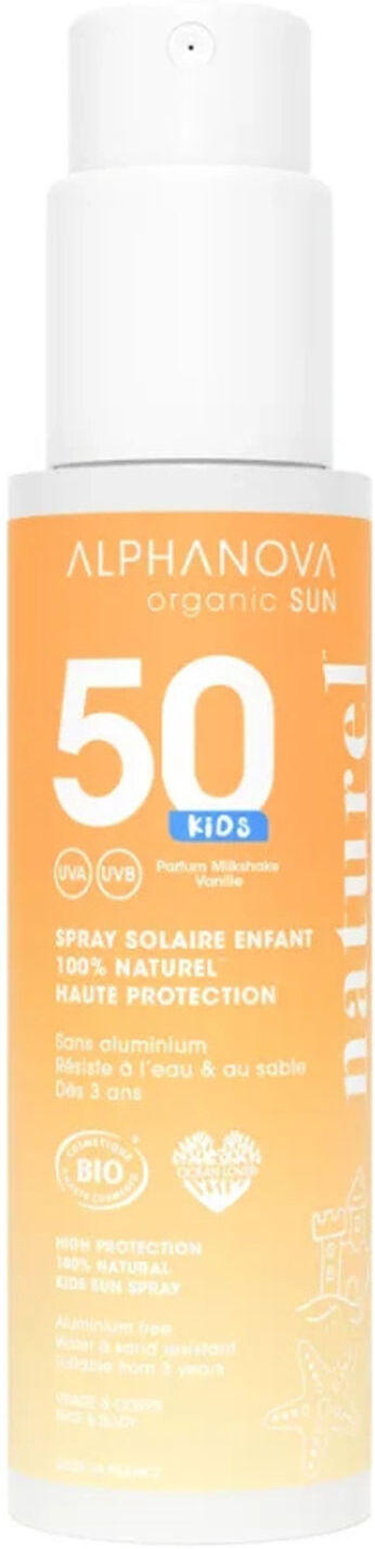 ALPHANOVA Organic Sun Natural Kids Sun Spray SPF50 100g