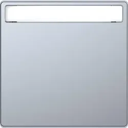 Merten Wippemit Schriftfeld, System Design, Edelstahl (lackiert)