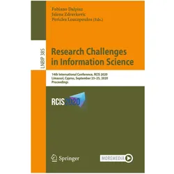 Research Challenges in Information Science, Fachbücher