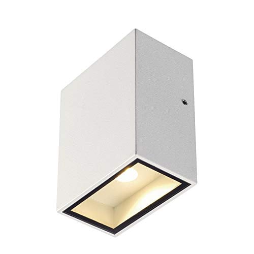 SLV QUAD 1 XL Wandopbouwarmatuur Wit - LED Buitenverlichting IP44 - 3000K Warm Wit