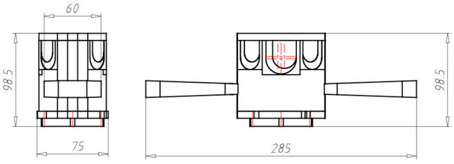 KAISER Boîte de connexion appareil 1211-01 Profondeur 91 mm (1211-01)