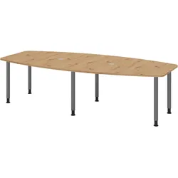 Bümö, Schreibtisch, Konferenztisch KT28 (280 x 130 x 74 cm)