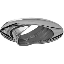 HWH Blulaxa Einbaurahmen für LED Reflektor Lochausschnitt: 68 mm, rund, verstellbar, inkl. 1x GU10 Fassung, Chrom BLU-48126