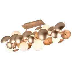 Trio Select Deckenleuchte Bubble Glas Gold