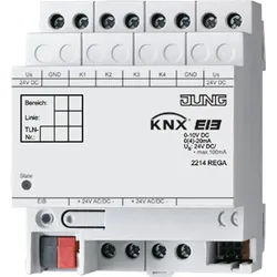 Jung KNX Analogeingang 4-fach 2214 REG A