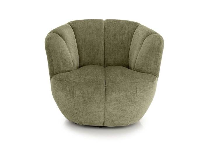 Trendstore Editha Sessel in Bouclé mit Drehfunktion - verschied