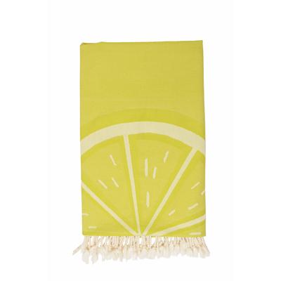 Hamamtuch WEWO FASHION "9850ST", gelb (lime), B:100cm L:180cm, Jacquard, Baumwolle, Handtücher, Hamamtuch