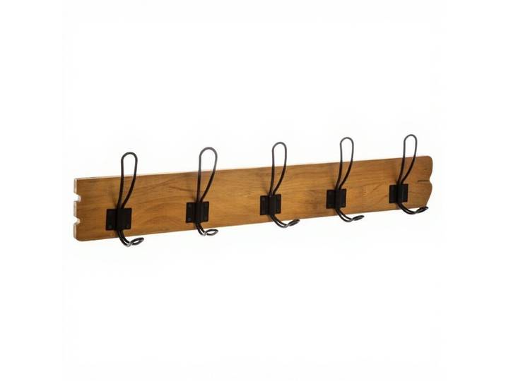 Atmosphera Patère Raoul 5 crochets 64 x 14 cm Boîte Bois