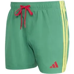 ADIDAS Herren Badeshorts 3-Streifen 5-Inch, Größe S in Grün Grün