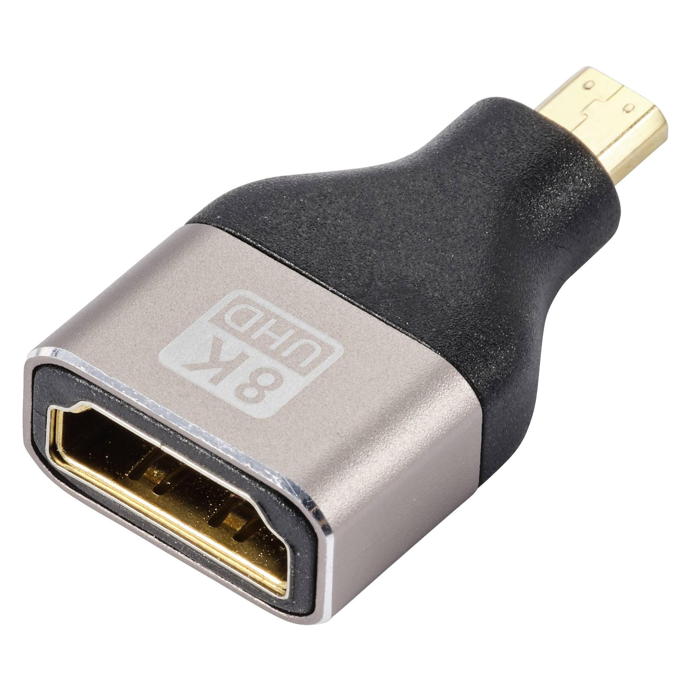 SpeaKa Professional SP-11302016 HDMI Adapter (1x HDMI-Stecker D Micro - 1x HDMI- (SP-11302016)