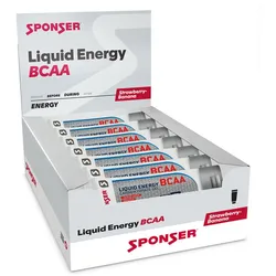 Sponser Unisex Liquid Energy BCAA - Erdbeer-Banane (18 x 70g)