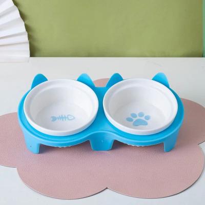 Uplifted Finds Cervical Align Double Ceramic Dining Module blue