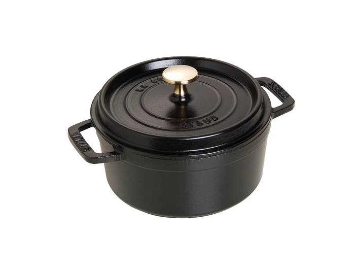 STAUB Cocotte ronde La Cocotte Staub fonte 1,7 L Noir